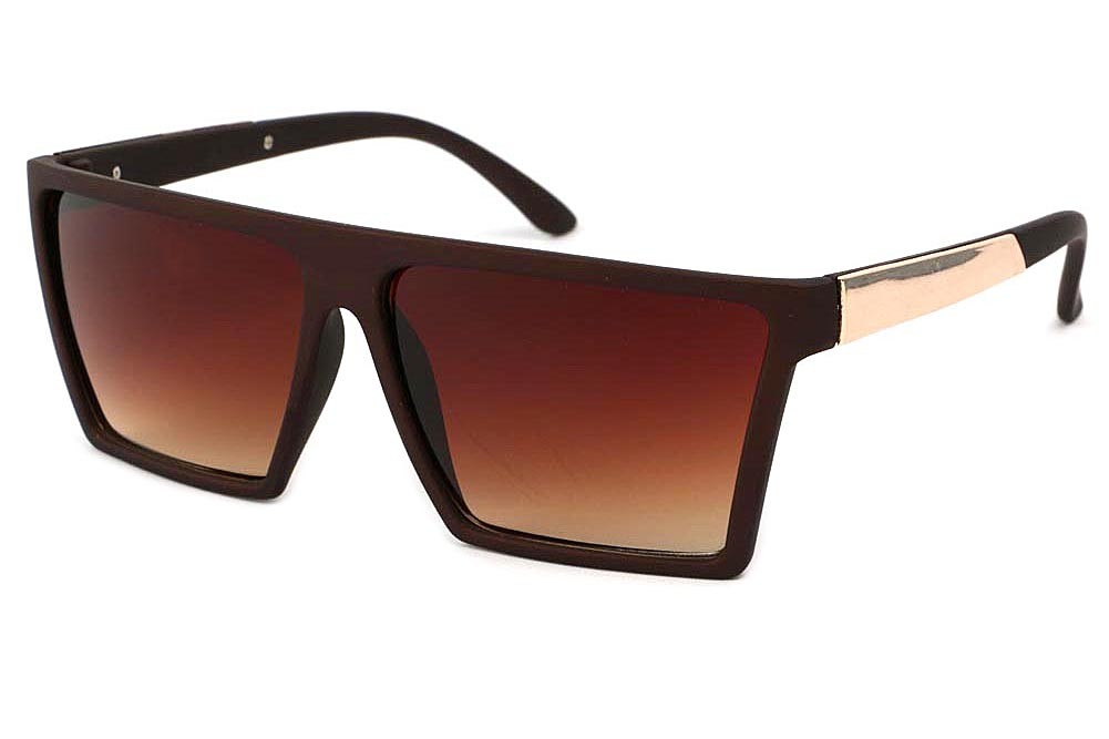 Lunettes Style Marron Et Achat Fashion De Cuba Rectangle Doré Solel thdCrsQ