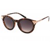 Lunettes de Soleil Rondes Vintage Marron Ecaille Maria Lunettes de Soleil Eye Wear