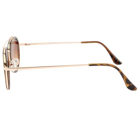Livrées 48h Retro BaliSolaire Soleil Marron Doré Tendance De Lunette kP0nOw