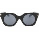 lunettes de soleil femme mode Noir Brillant Dora Lunettes de Soleil Eye Wear