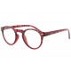 Lunettes Loupe Ronde Fantaisie Rouge Ogy