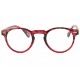 Lunettes Loupe Ronde Fantaisie Rouge Ogy