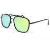 Lunette soleil noir miroir Dore Way