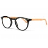 Lunette loupe ronde noire et bois Panys Lunette Loupe ProLoupe