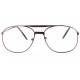Grandes lunettes loupe métal marron Optya Lunette Loupe New Time