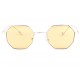 Lunettes soleil octogonales jaunes fashion Eighty anciennes collections divers