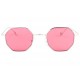 Lunettes soleil octogonales rouges fashion Eighty anciennes collections divers