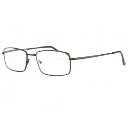 Lunette lecture noire rectangle metal Marty Lunette Loupe New Time