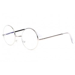 Grosses lunettes anti lumiere bleue ronde grise metal Geektek