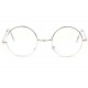 Grosses lunettes anti lumiere bleue ronde grise metal Geektek Lunette écran New Time