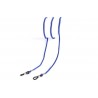 Cordon lunettes noir tresse en drisse