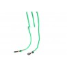 Cordon lunettes vert tresse en drisse Accessoires lunettes Loupea