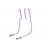 Cordon lunettes violet tresse en drisse Accessoires lunettes Loupea