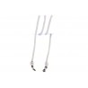 Cordon lunettes gris tendance en cordelette Jina Accessoires lunettes Loupea