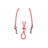 Cordon lunettes noir tresse en drisse
