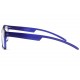 Lunettes loupes tendance bleues rectangles Saty Lunette Loupe New Time