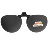 Clip Solaire Polarisé rond surlunettes de soleil Noir Zek Accessoires lunettes Loupea