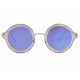 Lunettes soleil rondes miroir bleu fashion Afty Lunettes de Soleil Eye Wear