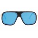 Grandes lunettes soleil miroir bleu Tendance Mark Lunettes de Soleil SOLEYL