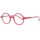 Lunettes loupe rondes rouges tendance slim Apy Lunette Loupe New Time