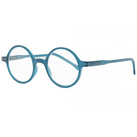 Lunettes loupe rondes bleues tendance slim Apy Lunette Loupe New Time