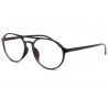 Fines Lunettes sans correction noires tendance Saty