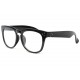 Grosses lunettes sans correction fashion noires Lyko Lunettes sans correction New Time