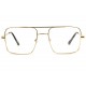 Grosses lunettes sans correction rectangles Geek dorées Fashky Lunettes sans correction Spirit of Sun
