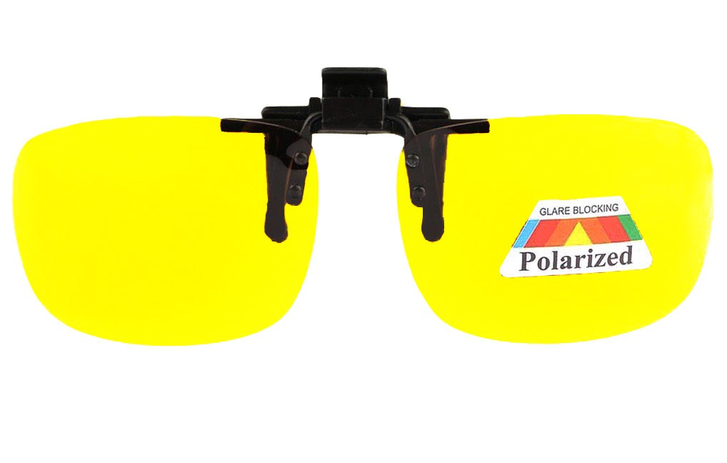 Clip lunette de nuit polarisé pas cher, surlunettes jaune livré 48h!