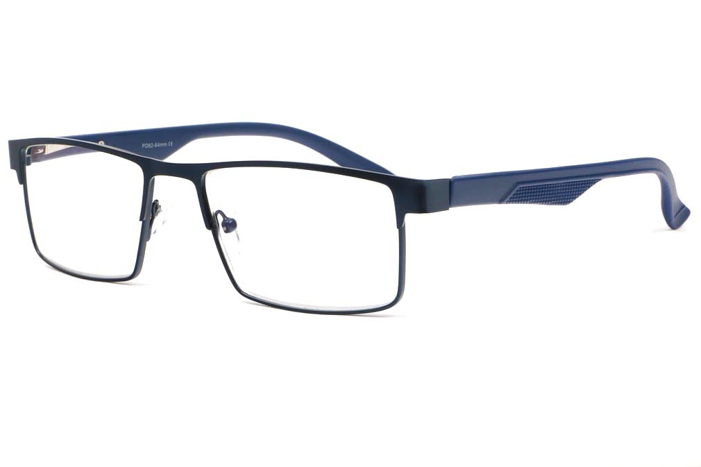 Grosses lunettes anti lumiere bleue doree metal Geektek