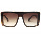 Grandes lunettes de soleil Marron Ecailles Fashion Kiev Lunettes de Soleil Eye Wear