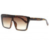 Grande lunette soleil Noire Fashion Brad