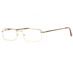 Fines lunettes loupe metal dore rectangles Escoy