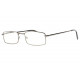 Fines lunettes loupe metal gris rectangles Escoy Lunette Loupe New Time