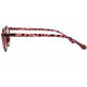 Lunettes loupe rondes fantaisies rouges ecailles Smily Lunette Loupe New Time