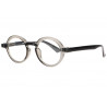 Lunettes loupe rondes grises transparentes Osy Lunette Loupe New Time