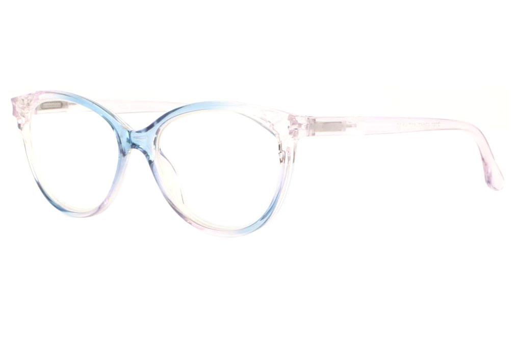 Lunettes De Lecture Anti-lumière Bleue Pour Femmes - Monture Carrée Transparente Rose - Design Vintage Rétro
