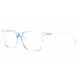 Grandes lunettes loupe femme bleu transparent Maly Lunette Loupe New Time