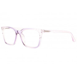 Grandes lunettes loupe femme violettes transparentes Maly