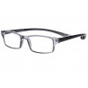 Lunettes de lecture noires rectangles classe Lectya