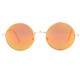 Fines lunettes de soleil rondes miroir dore fashion Thyk Lunettes de Soleil Eye Wear
