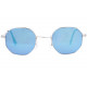 Lunettes de soleil octogonales miroir bleu tendance Octak Lunettes de Soleil Eye Wear
