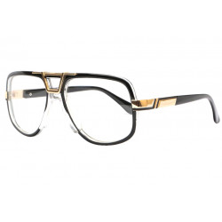 Grosses lunettes sans correction noires fashion rectangles Kall Lunettes sans correction SOLEYL