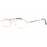 Petites lunettes loupe metal dore rectangles Xaky Lunette Loupe ProLoupe