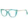 Lunettes loupe papillon bleu turquoise originales Lyka Lunette Loupe ProLoupe