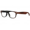 Lunettes de lecture bois marron classe Stryck Lunette Loupe ProLoupe