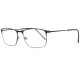 Fines lunettes loupe metal noir mat slim rectangles Aliou Lunette Loupe ProLoupe