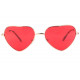 Lunettes de soleil coeur rouge fashion Heart Lunettes de Soleil Eye Wear