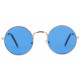 Petites lunettes de soleil rondes bleues fashion Submy Lunettes de Soleil Eye Wear