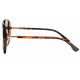 Grosses lunettes de soleil femme marrons classe Leka anciennes collections divers